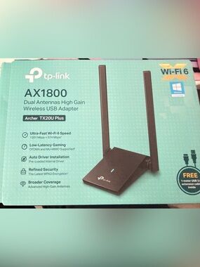 TP-Link Archer TX20U Plus AX1800 WiFi 6 USB Adapter